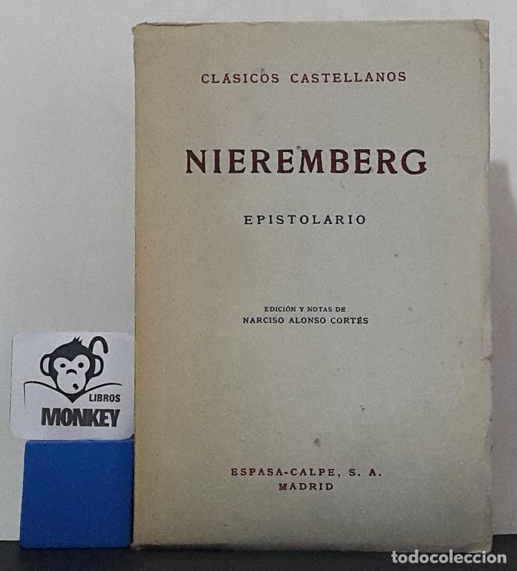 Libros: Epistolario - Nieremberg - Foto 1