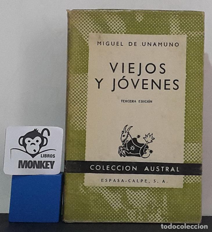 Libros: Viejos y j&oacute;venes - Miguel de Unamuno - Foto 1