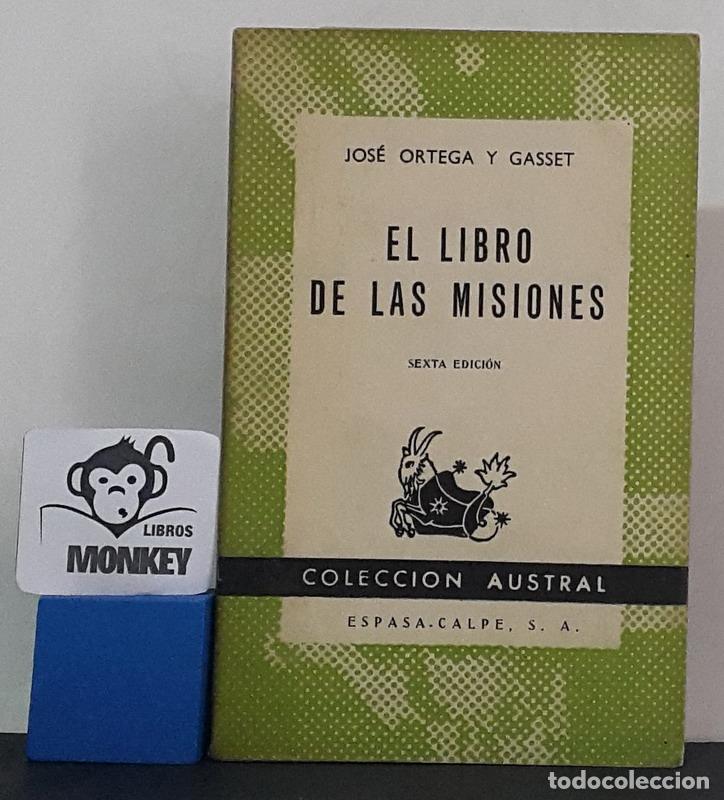 Libros: El libro de las misiones - Jos&eacute; Ortega y Gasset - Foto 1