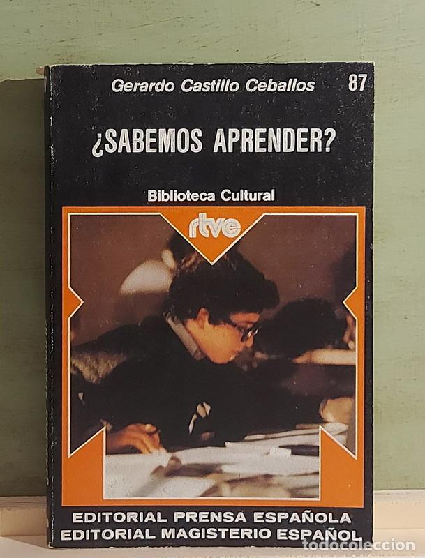 Libros: &iquest;Sabemos aprender? - Gerardo Castillo Ceballos - Foto 1