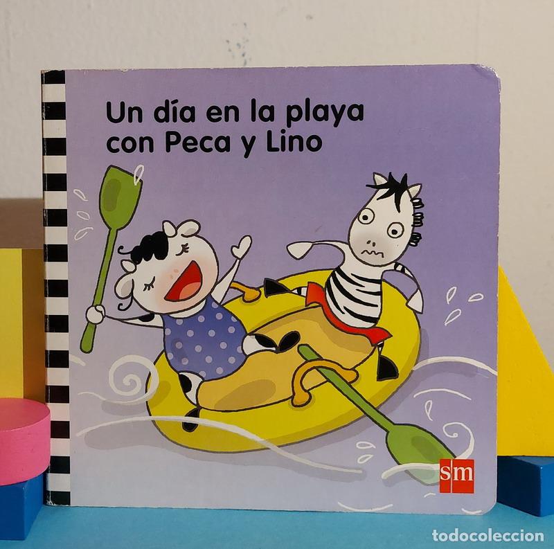 Libros: Un d&iacute;a en la playa con Peca y Lino - Carmen Gil - Foto 1