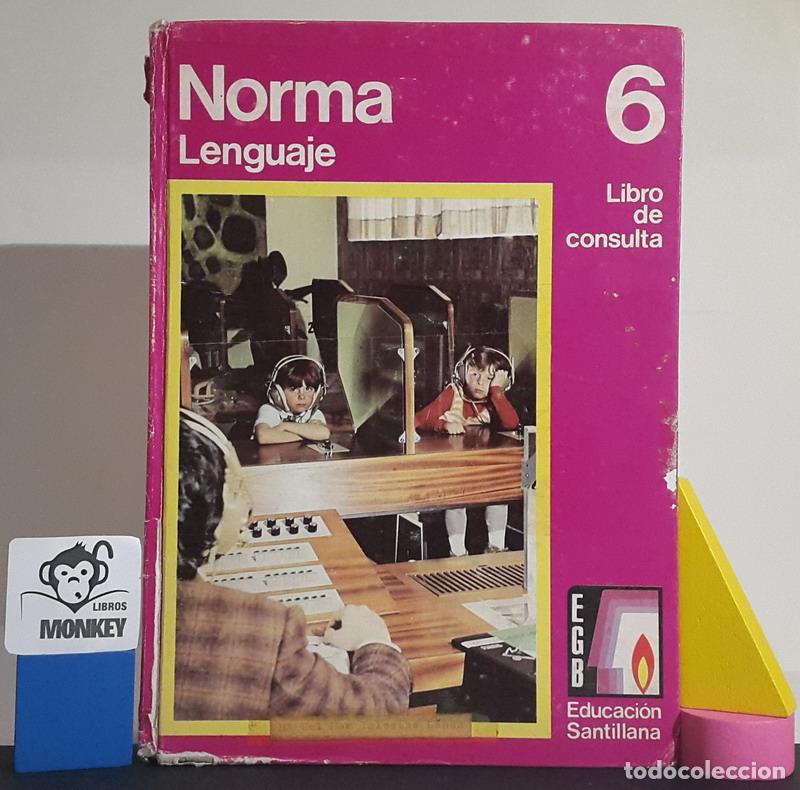 Libros: Norma. Lenguaje. Libro de consulta. 6&ordm; E.G.B. - Emiliano Mart&iacute;nez ( Direcci&oacute;n) - Foto 1