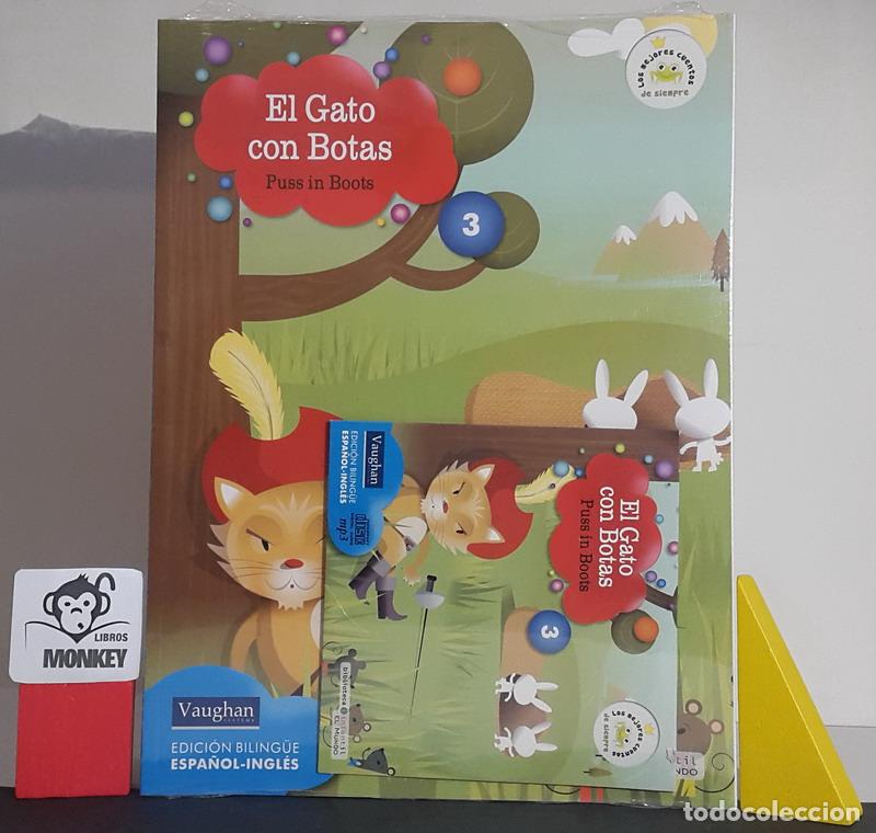 Libros: El Gato con Botas. Puss in Boots. Con CD mp3 - Foto 1