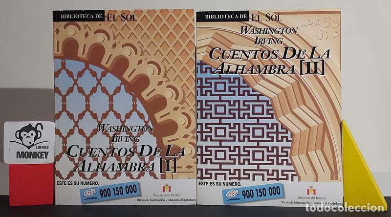 Libros: Cuentos de la Alhambra I y II - Washington Irving - Foto 1