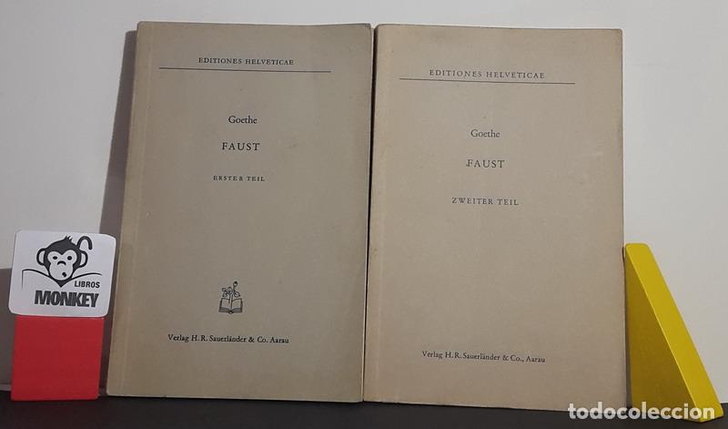 Libros: Faust. Dos vol&uacute;menes - Goethe - Foto 1