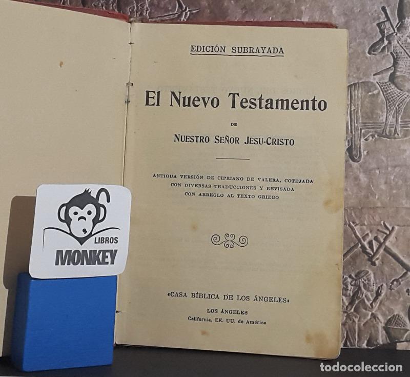 Libros: Nuevo testamento. Edici&oacute;n Subrayada - VV.AA - Foto 2