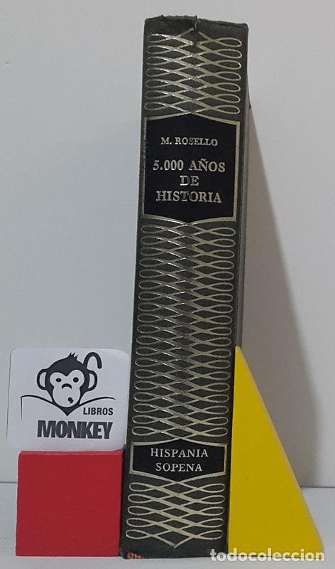 Libros: 5000 a&ntilde;os de Historia - Mar&iacute;a Rosell&oacute; Mora - Foto 1