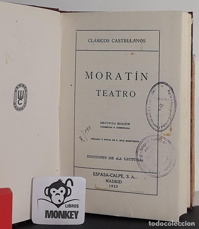 Libros: Teatro - Morat&iacute;n - Foto 2