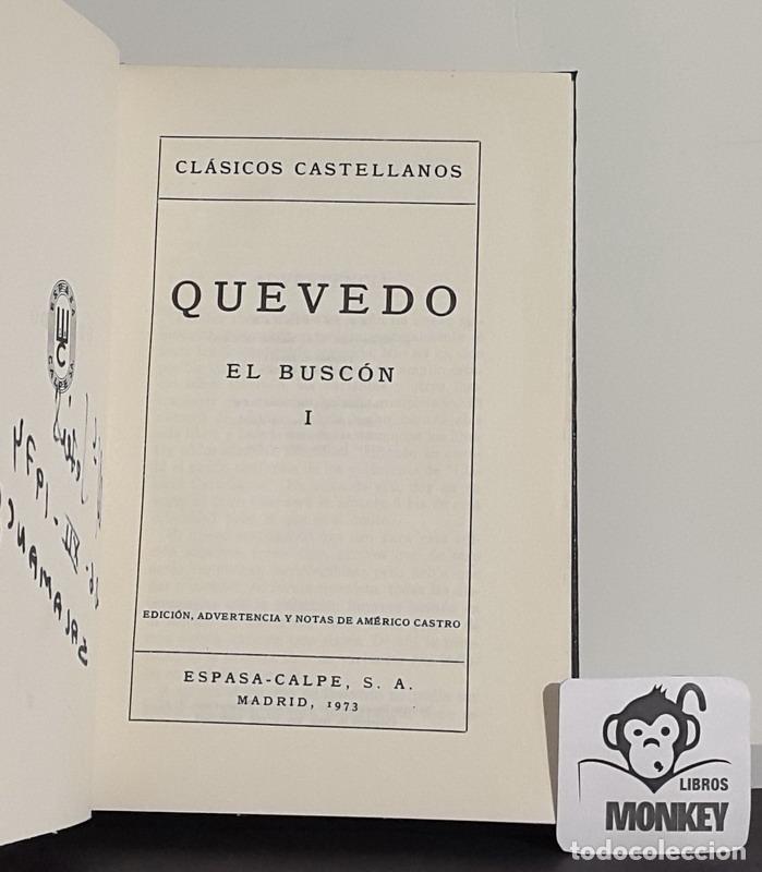 Libros: El Busc&oacute;n - Quevedo - Foto 2
