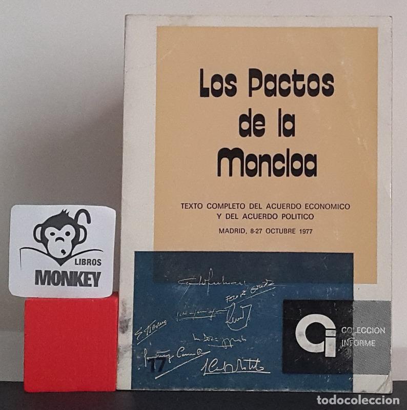Libros: Los Pactos de la Moncloa - VV.AA - Foto 1