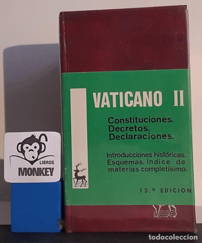 Libros: Vaticano II. Constituciones. Decretos. Declaraciones - VV.AA - Foto 1
