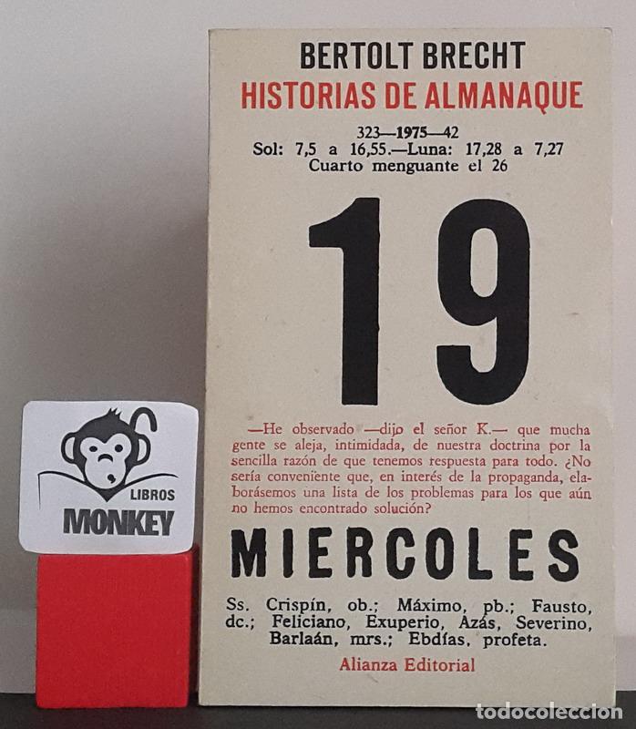 Libros: Historias de almanaque - Bertolt Brecht - Foto 1