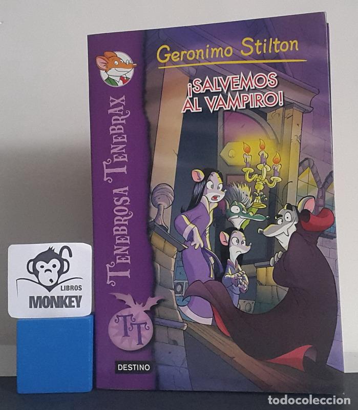 Libros: &iexcl;Salvemos al vampiro! Tenebrosa Tenebrax - Ger&oacute;nimo Stilton - Foto 1