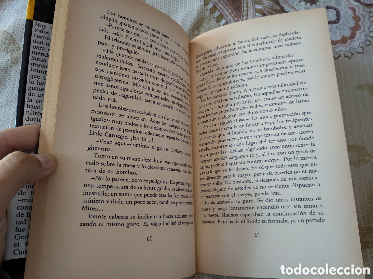 Libros: LIBRO EL SALARIO DEL MIEDO DE GEORGES ARNAUD CIRCULO DE LECTORES - Foto 3