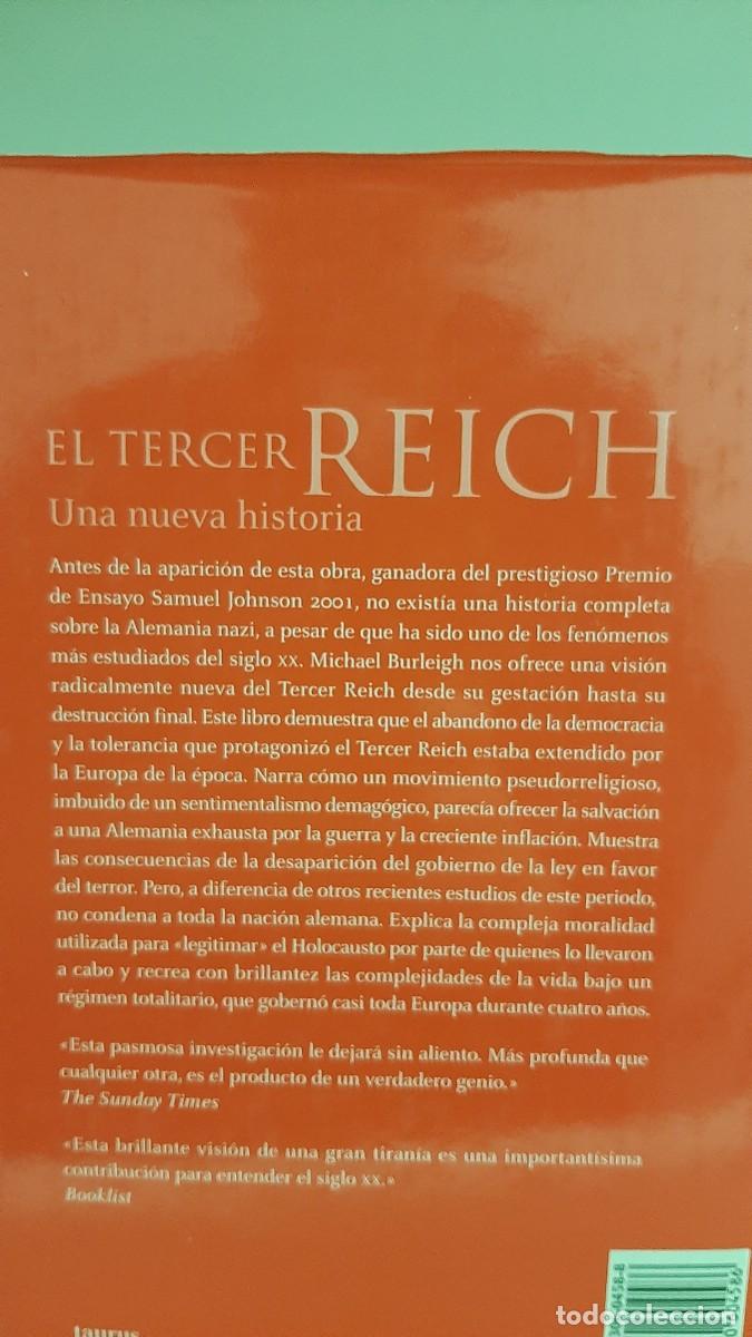 Libros: EL TERCER REICH - MICHAEL BURLEIGH - Foto 2