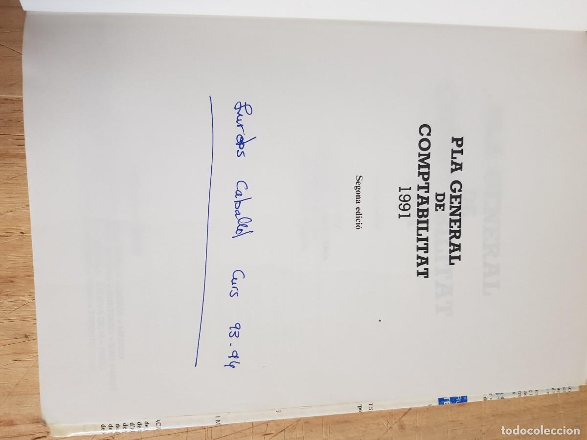 Libros: Pla general de comptabilitat. 1991 - Varios - Foto 2