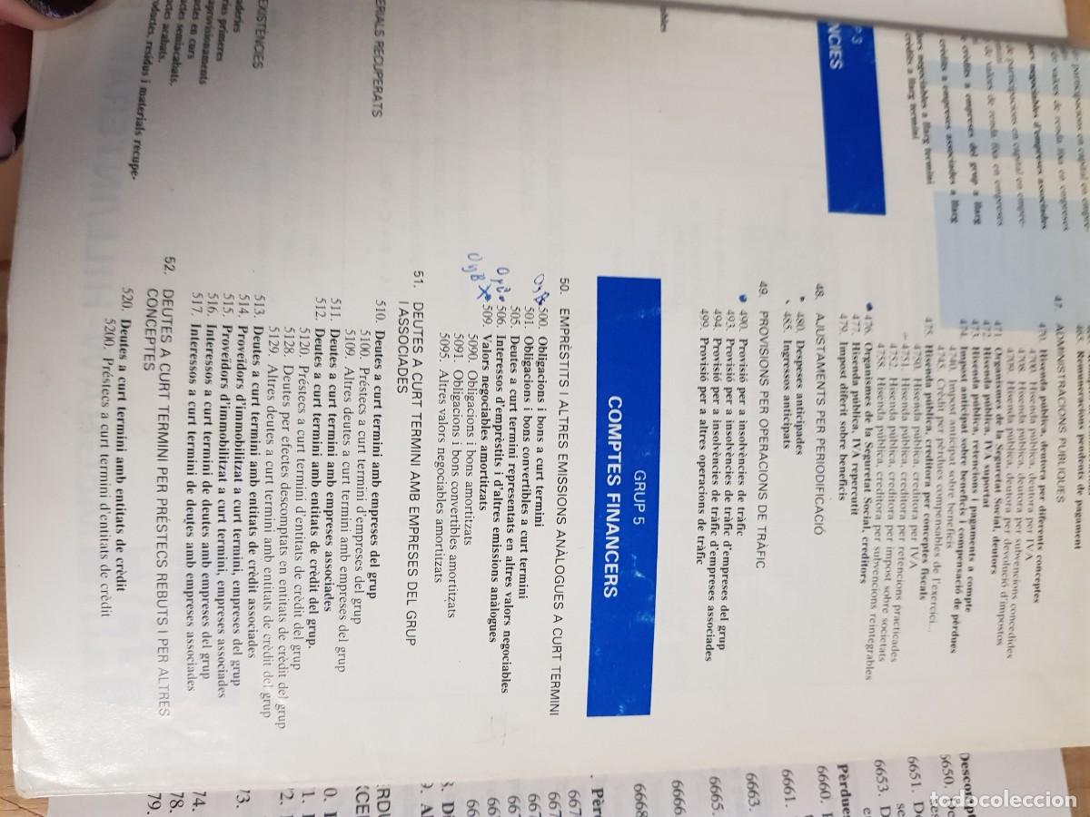 Libros: Pla general de comptabilitat. 1991 - Varios - Foto 3