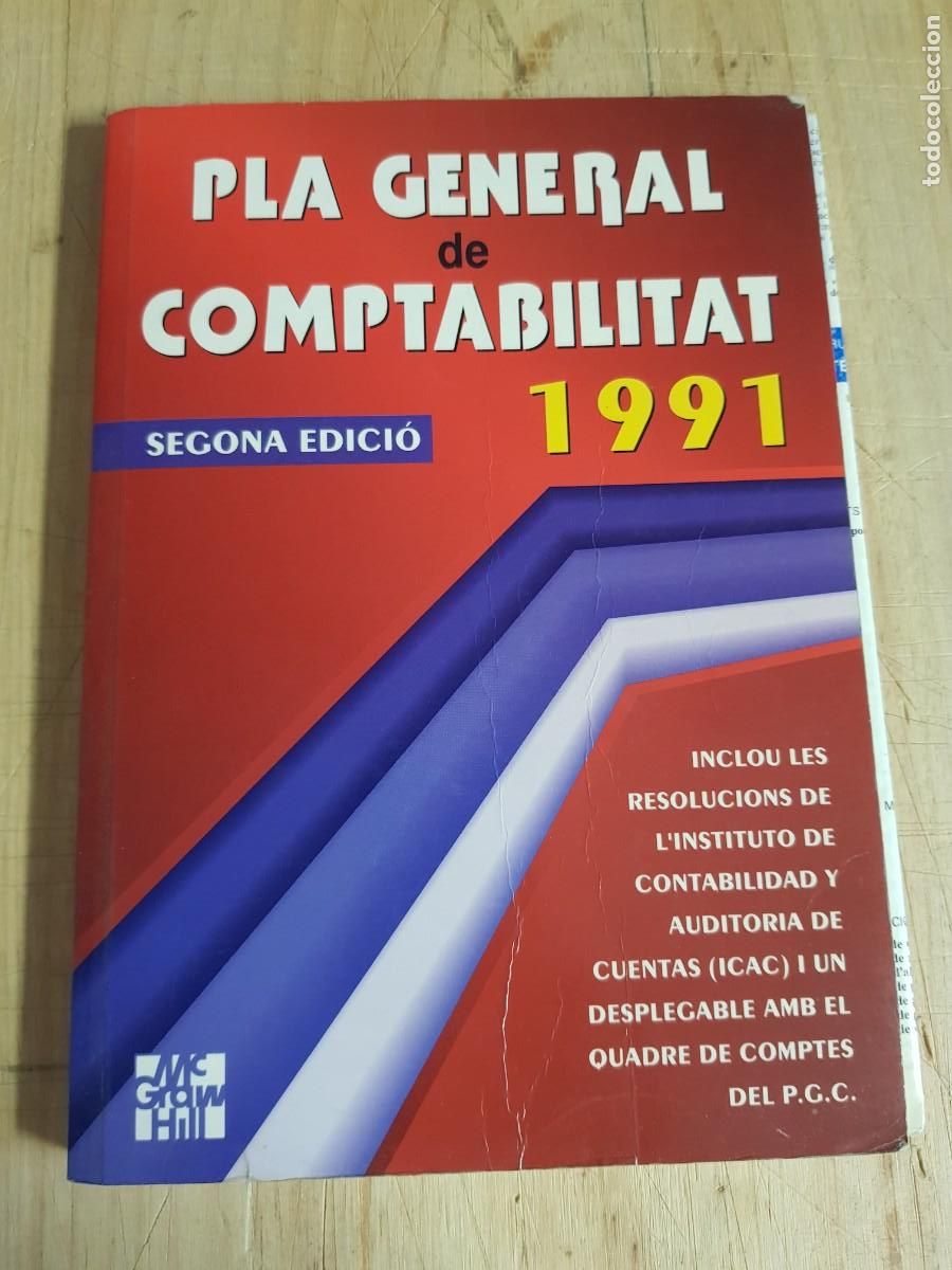 Libros: Pla general de comptabilitat. 1991 - Varios - Foto 1