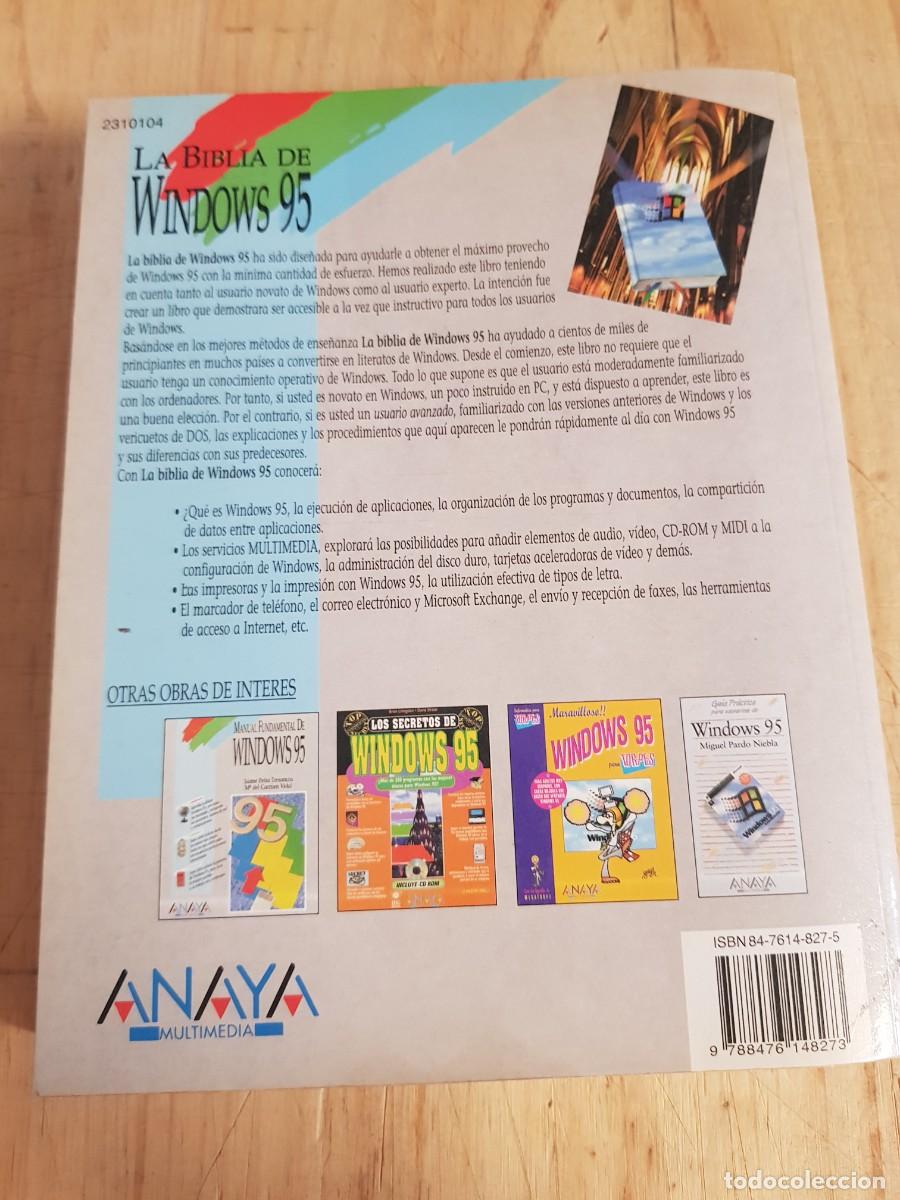 Libros: La biblia de windows 95 - Robert Cowart - Foto 4