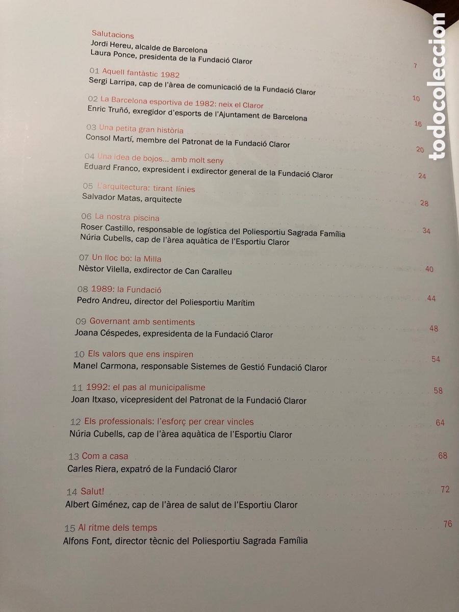 Libros: LIBRO 25 ANYS DEL CLAROR FUNDACI&Oacute; ( AJUNTAMENT DE BARCELONA) - Foto 4