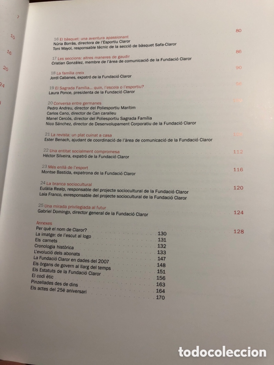 Libros: LIBRO 25 ANYS DEL CLAROR FUNDACI&Oacute; ( AJUNTAMENT DE BARCELONA) - Foto 5