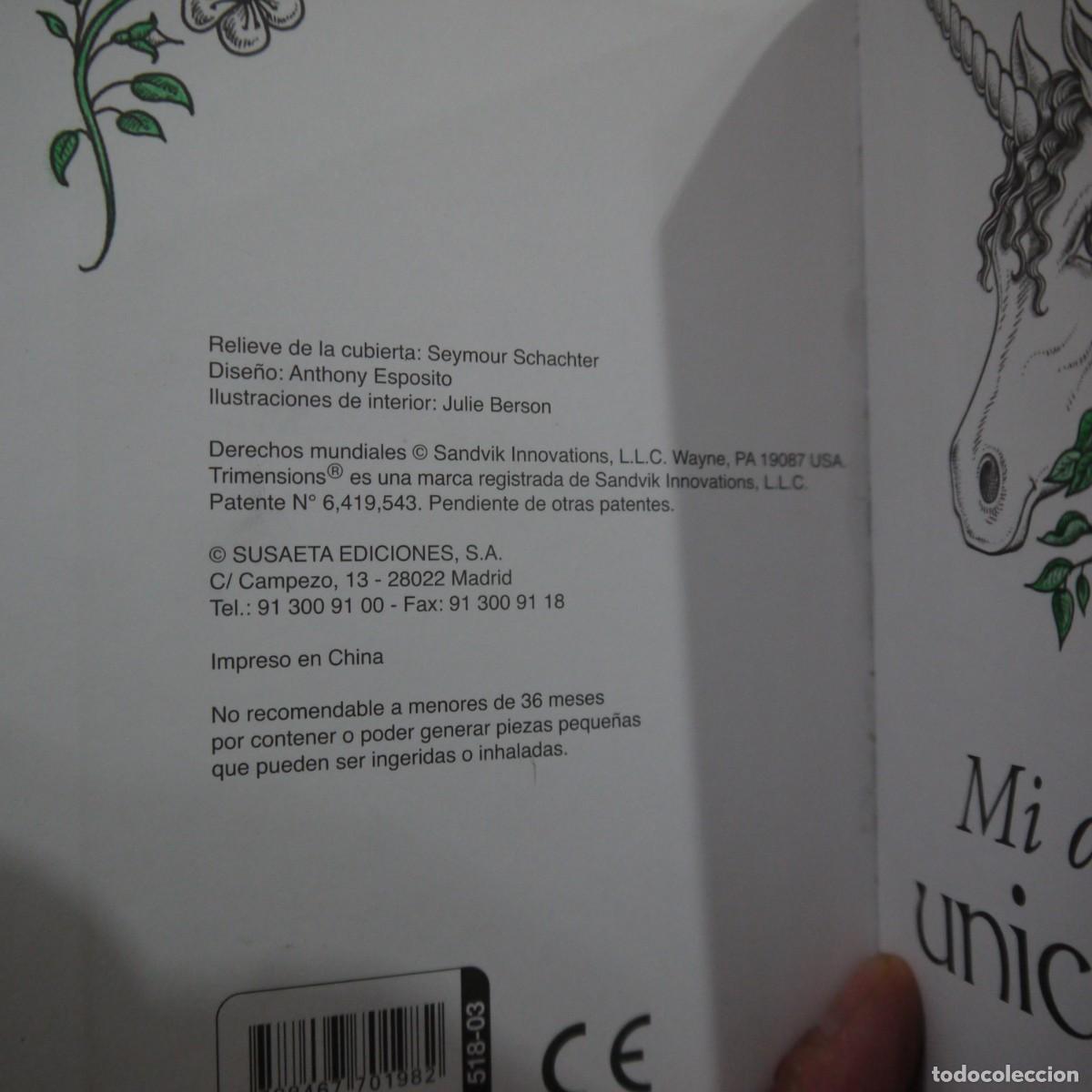 Libros: MI DIARIO DE UNICORNIOS - SUSAETA - Foto 8