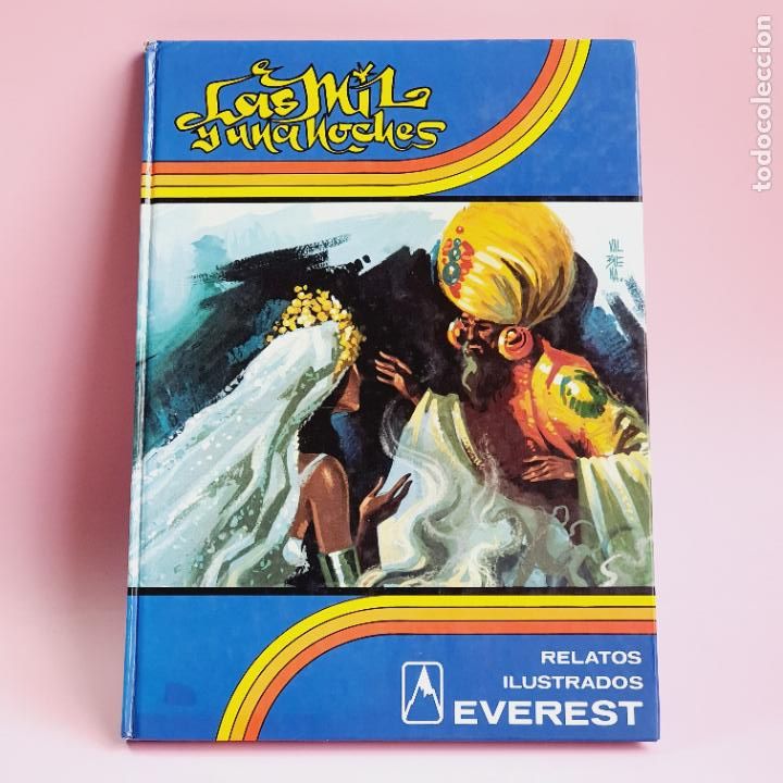 Libros: libro-las mil y una noches-relatos ilustrados-1984-5&ordf;edici&oacute;n-EVEREST-excelente-coleccionistas