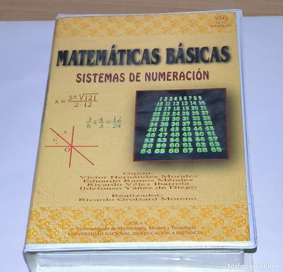 Libros: VHS - uned - matem&aacute;ticas b&aacute;sicas - sistemas de numeraci&oacute;n - tdk79 - - Foto 1