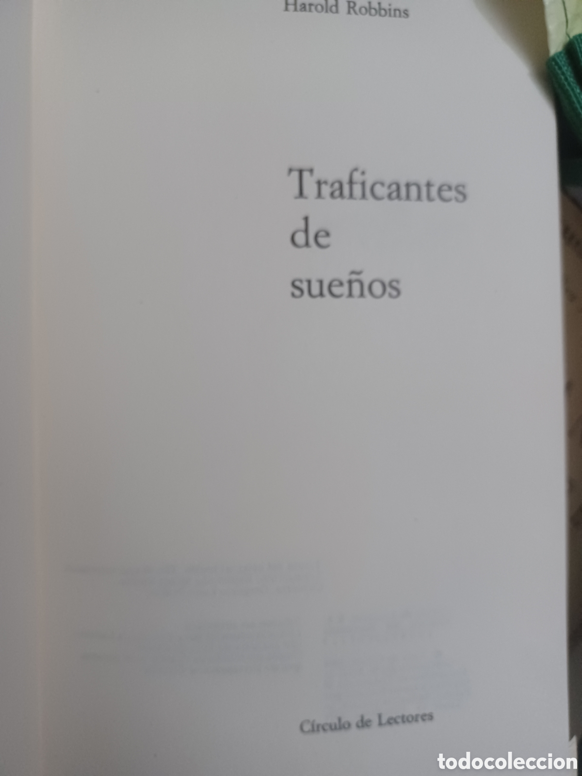 Libros: Barybook C61. Traficantes de sue&ntilde;os Harol Robins C&iacute;rculo de Lectores - Foto 2