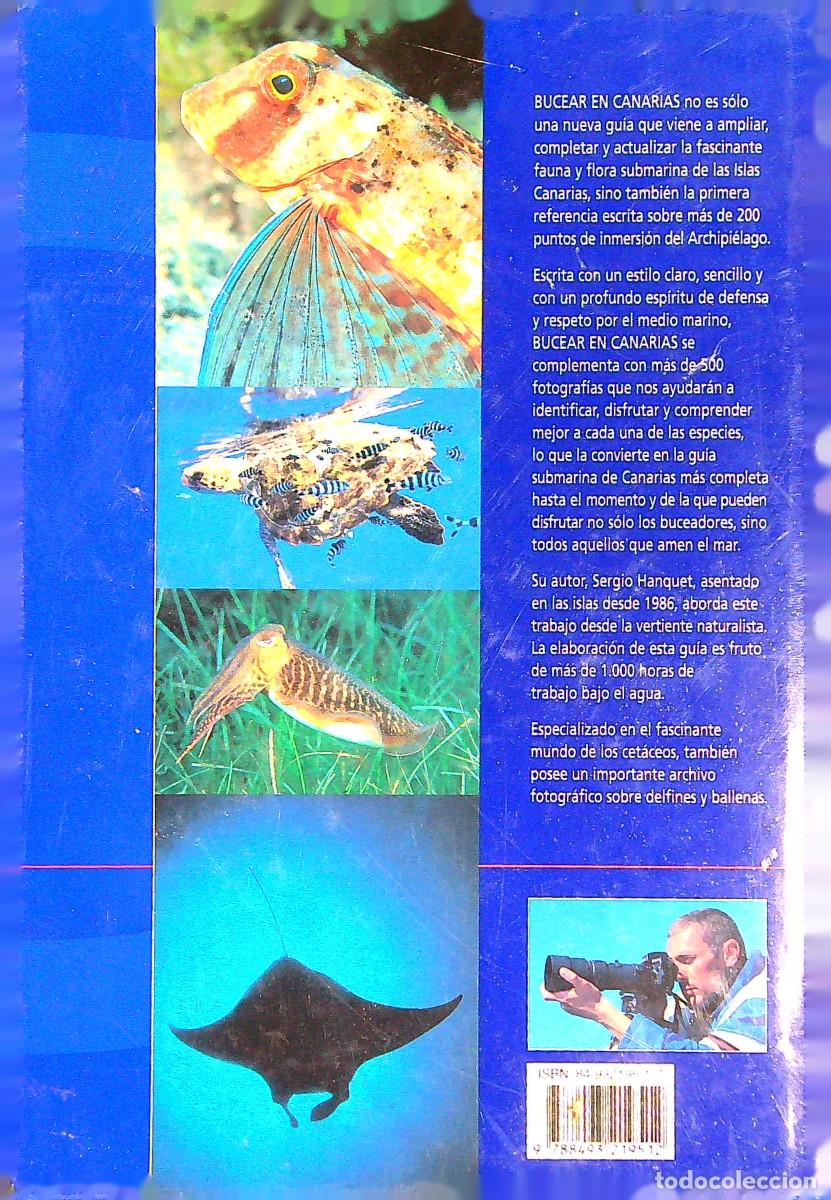 Libros: BUCEAR EN CANARIAS - SERGIO HANQUET - 2004 - TENERIFE - CANARIAS - Foto 5