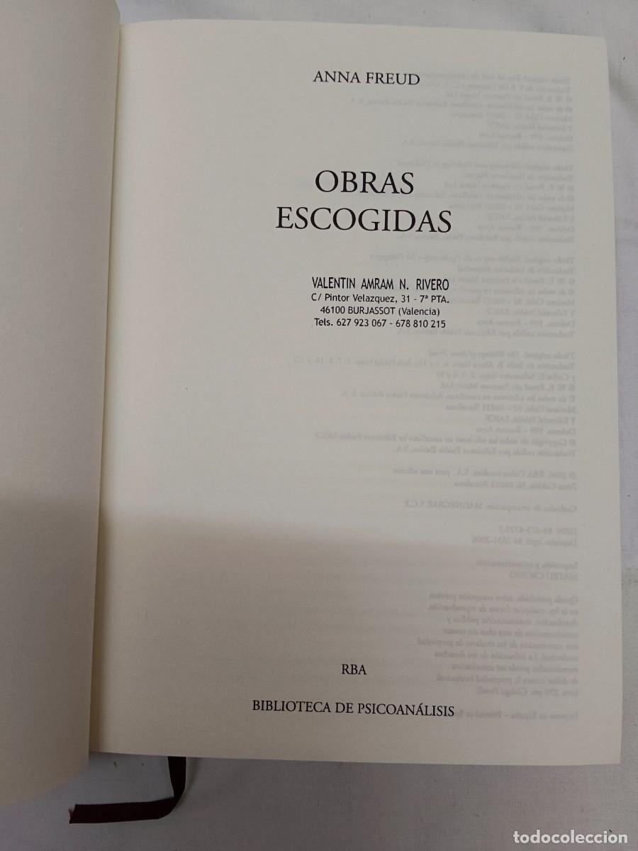 Libros: OBRAS ESCOGIDAS - Anna Freud - Foto 3