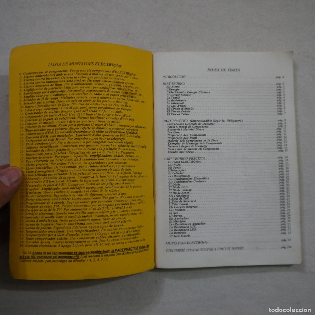 Libros: MANUAL DINSTRUCCIONS ELECTRO PLAY 50 - 1994 - CATALAN - Foto 2
