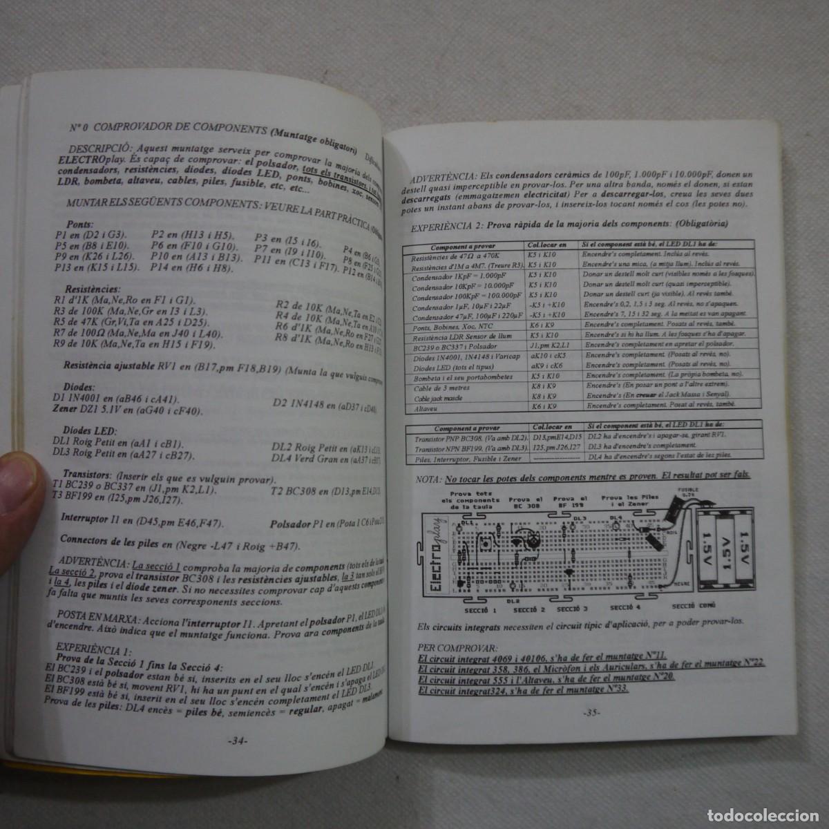 Libros: MANUAL DINSTRUCCIONS ELECTRO PLAY 50 - 1994 - CATALAN - Foto 7