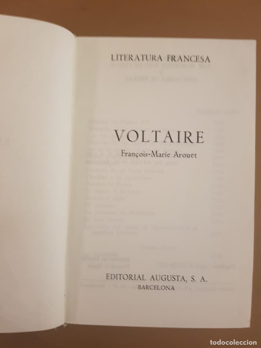 Libros: VOLTAIRE - OBRAS ESTELARES - ED. AUGUSTO - 1971 - Foto 4