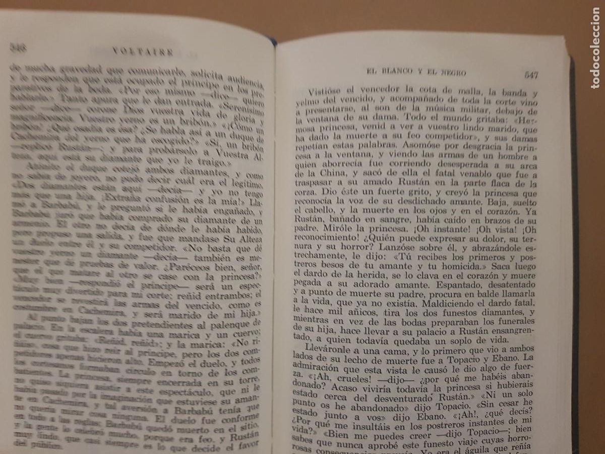Libros: VOLTAIRE - OBRAS ESTELARES - ED. AUGUSTO - 1971 - Foto 10