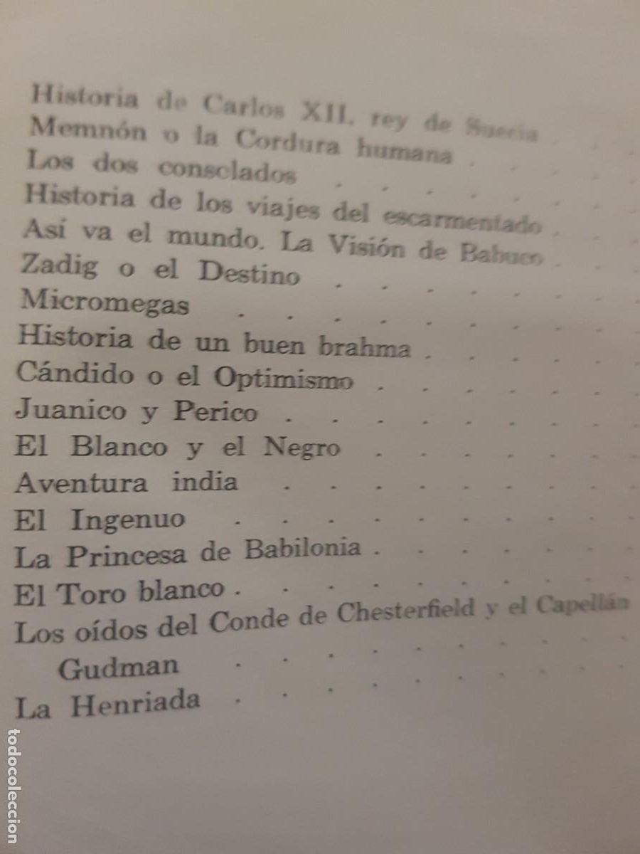 Libros: VOLTAIRE - OBRAS ESTELARES - ED. AUGUSTO - 1971 - Foto 13