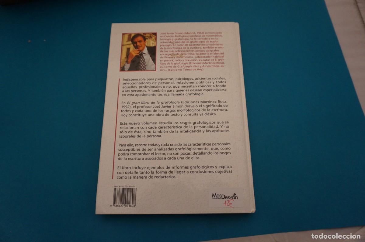 Libros: 16D/ COMO HACER ANALISIS GRAFOLOGICOS - JOSE JAVIER SIMON / EDICIONES MARTINEZ ROCA - Foto 6