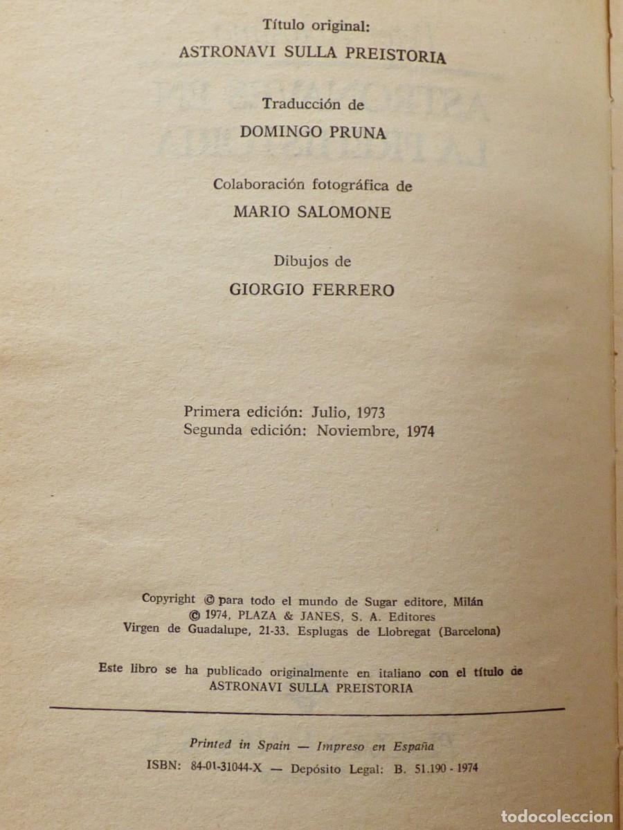 Libros: ASTRONAVES EN LA PREHISTORIA. PETER KOLOSIMO 1974 - Foto 14