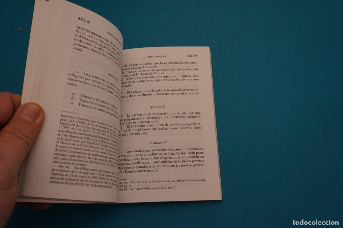 Libros: 11B/ CONSTITUCION ESPA&Ntilde;OLA / EDITORIAL TECNOS - Foto 4