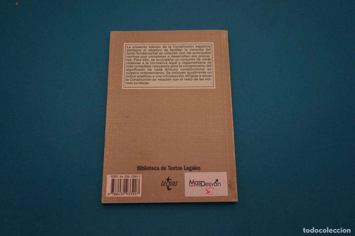 Libros: 11B/ CONSTITUCION ESPA&Ntilde;OLA / EDITORIAL TECNOS - Foto 5