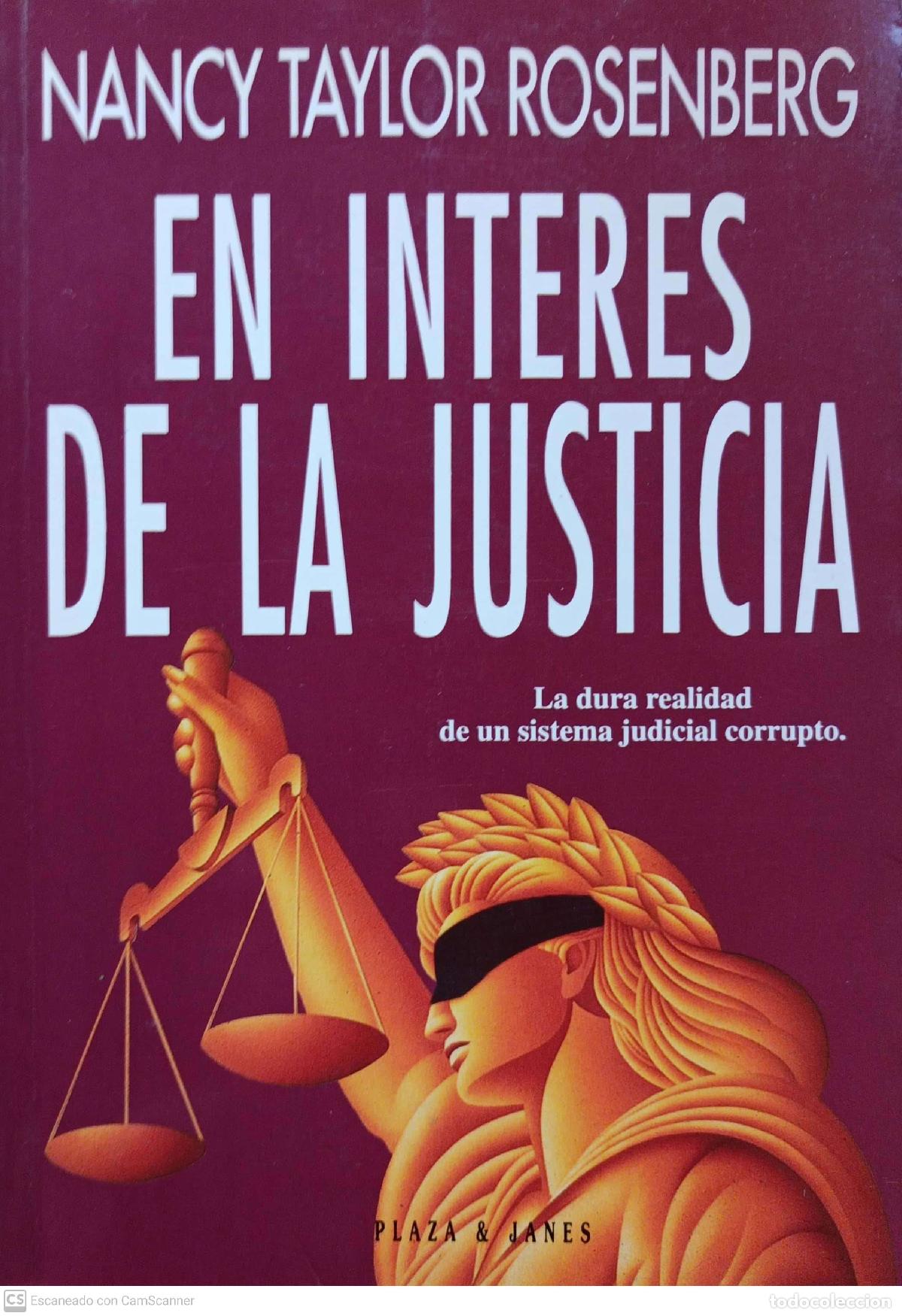 Libros: En inter&eacute;s de la justicia - Rosenberg, Nancy Taylor - Foto 1