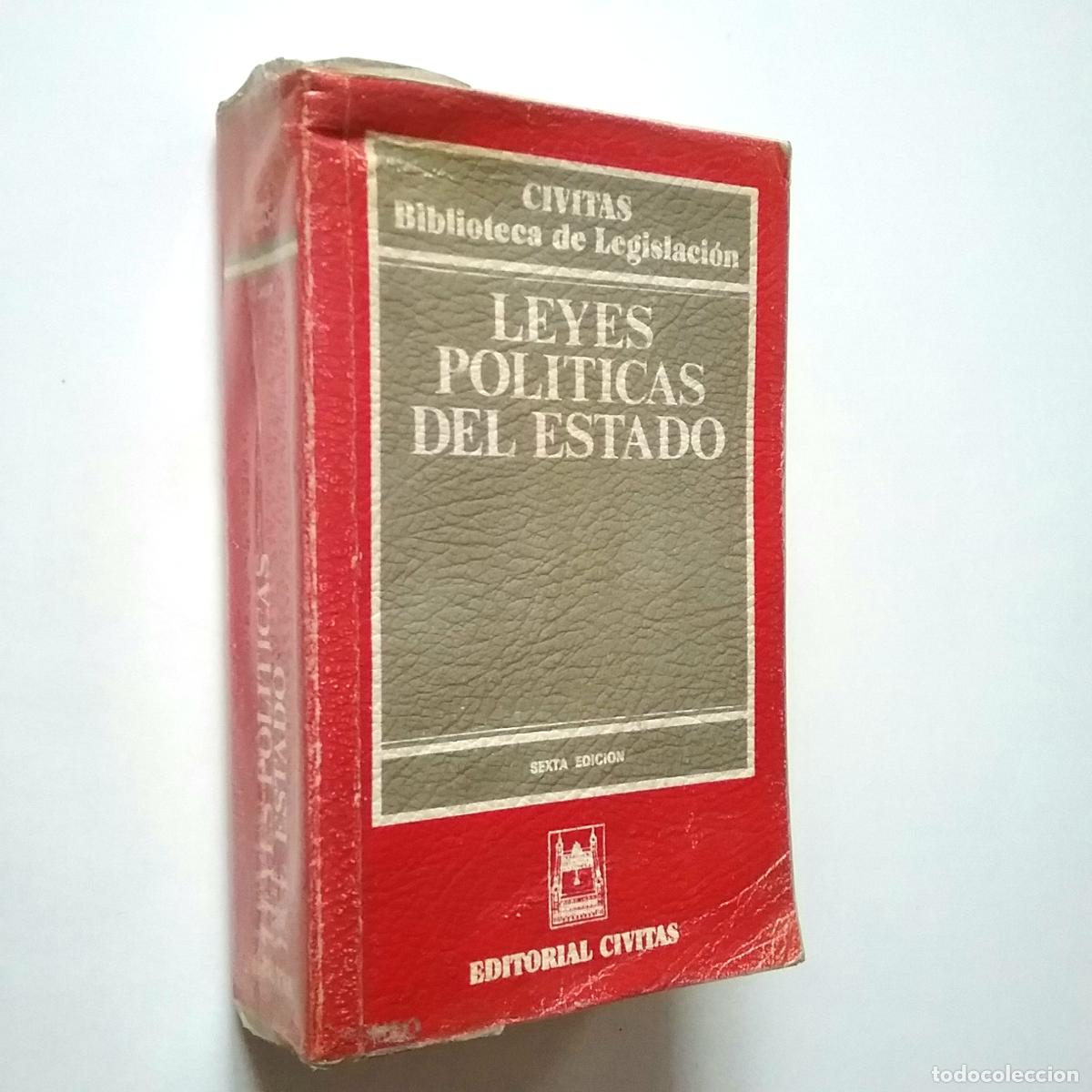 Libros: Leyes pol&iacute;ticas del Estado - Foto 1