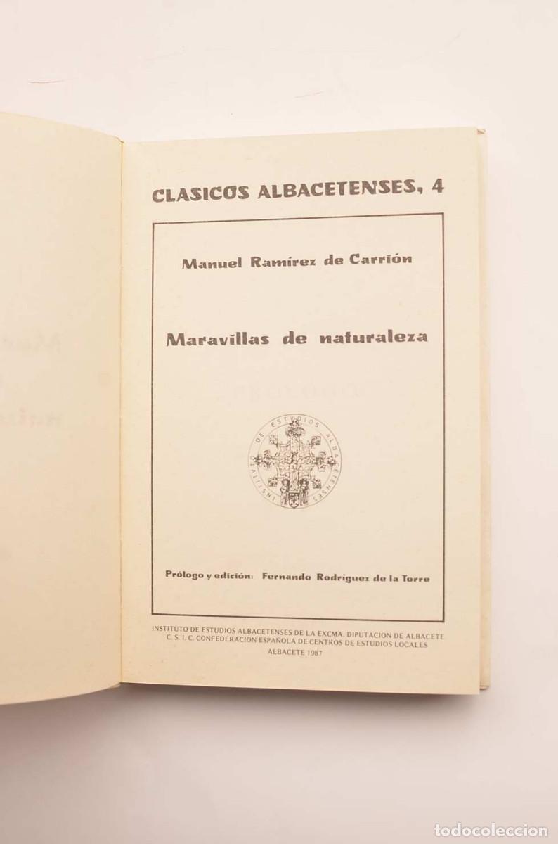 Libros: Maravillas de la naturaleza - RAM&Iacute;REZ DE CARRI&Oacute;N, Manuel - Foto 2