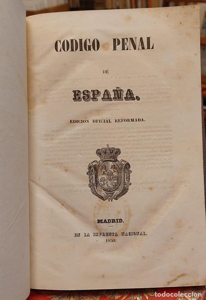 Libros: CODIGO PENAL DE ESPA&Ntilde;A, Edici&oacute;n oficial reformada. - Leyes - Foto 2