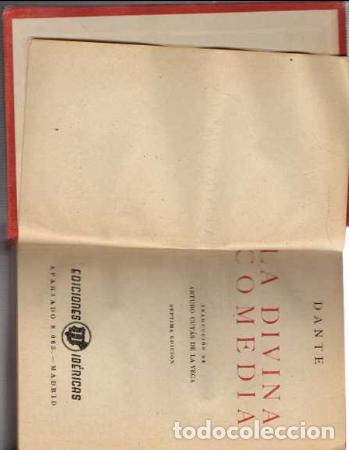 Libros: LA DIVINA COMEDIA. - DANTE ALIGHIERI. - Foto 2
