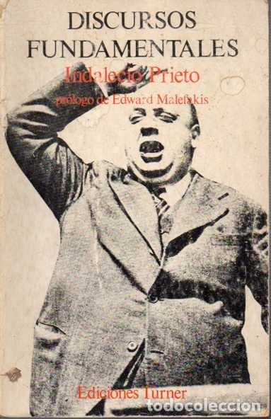 Libros: DISCURSOS FUNDAMENTALES. - PRIETO, Indalecio. - Foto 1