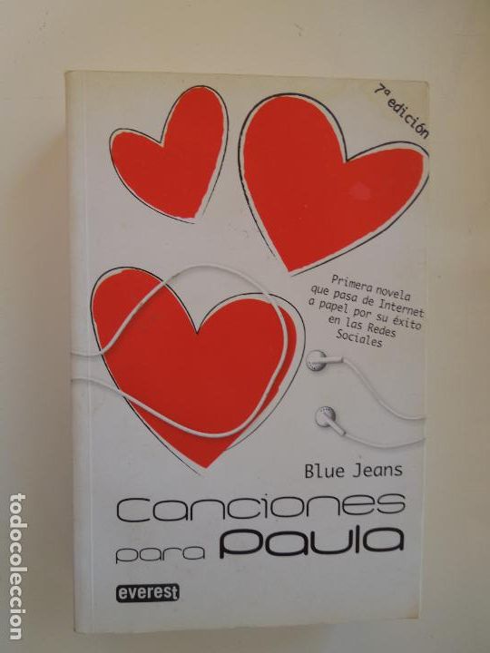 Libros: CANCIONES PARA PAULA - BLUE JEANS - EDITORIAL EVEREST 2011. - Foto 1