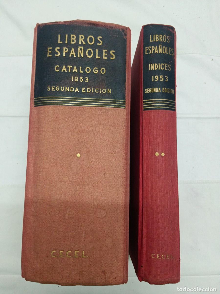 Libros: LIBROS ESPA&Ntilde;OLES - CATALOGO 1953 - 2 TOMOS - VV.AA. - Foto 1