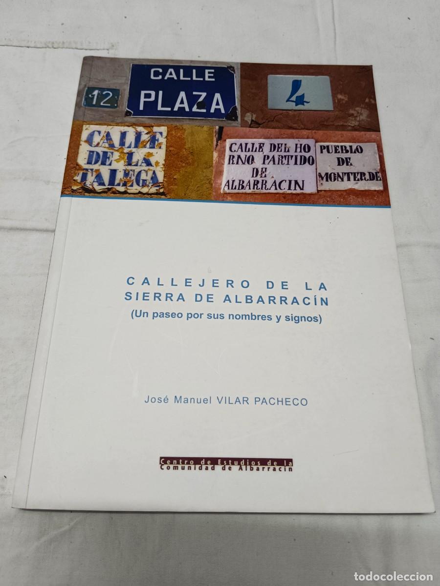 B&uuml;cher: CALLEJERO DE LA SIERRA DE ALBARRACIN - Jose Manuel Vilar Pacheco