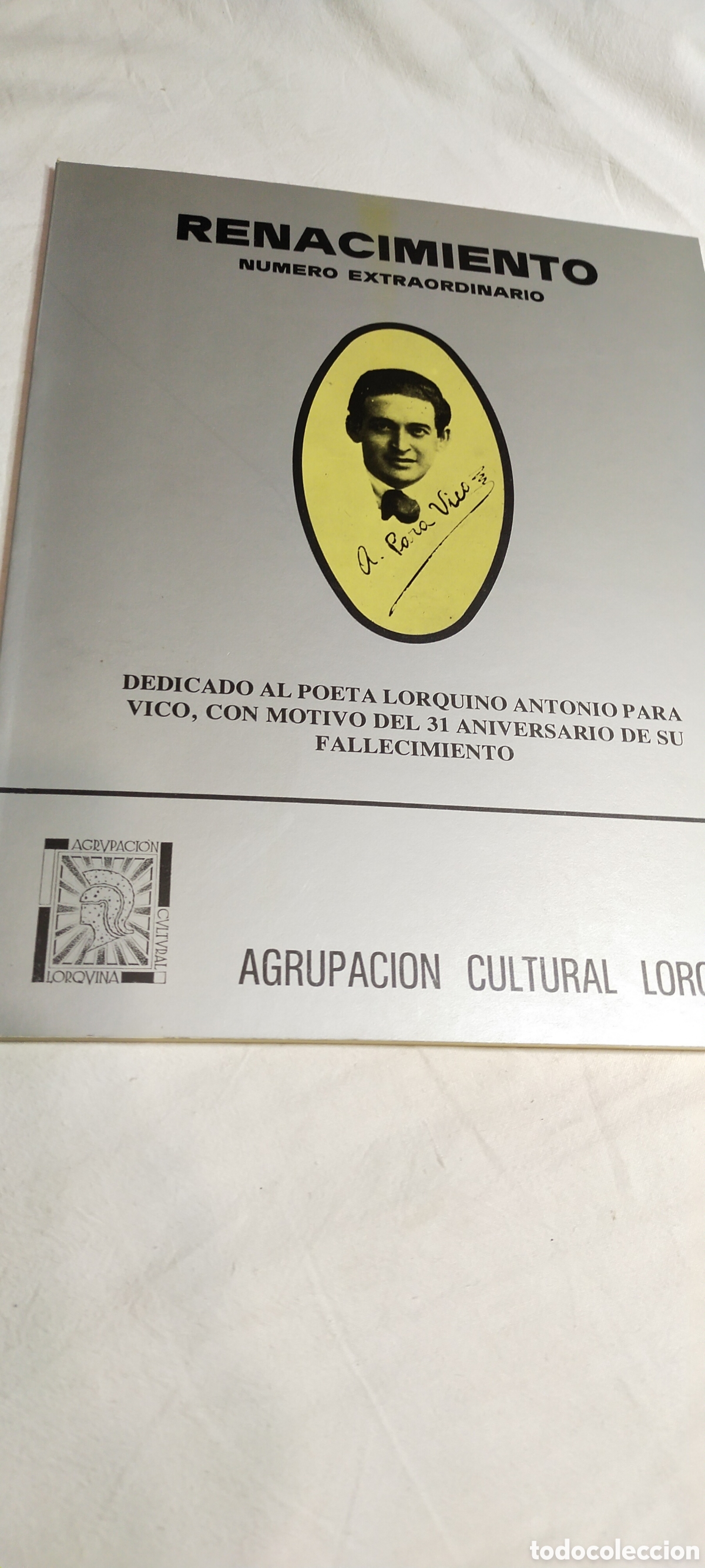 Libros: Renacimiento n&uacute;mero extraordinario. Lorca. Antonio para Vico
